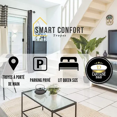 Smart Confort 10 - Appartement Confort Et Style Troyes Exterior foto